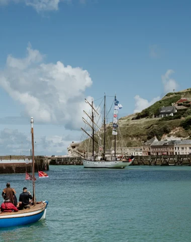 Living in Fécamp, the balcony over the Channel