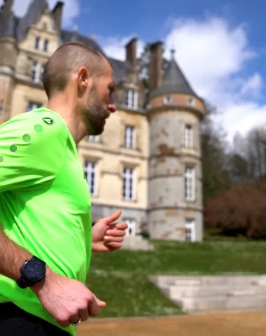 Trail running in Normandy
